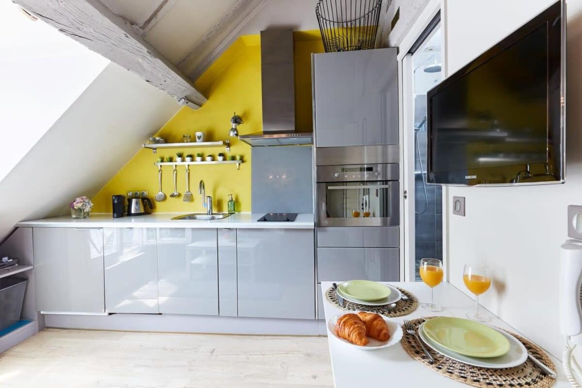 Apartmán Vosges 1Br Cozy Paříž Exteriér fotografie